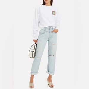 Re/Done Double Yoke Jean light wash denim size 24